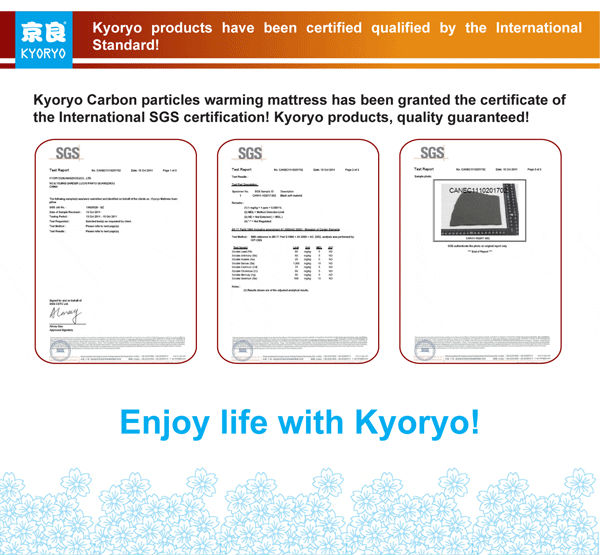 Đệm carbon làm ấm Kyoryo