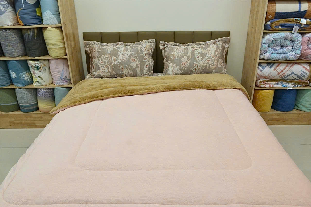 Chăn lông cừu vân Cam